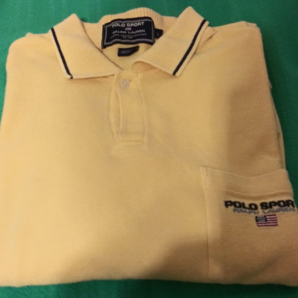 Vintage Polo Sport Ralph Lauren Men's Polo Shirt